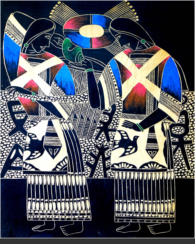 #107 Naxi Wood Carving