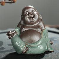 Little Buddhist Monk Ceramic Tea Pet - Figurine - Nine Styles