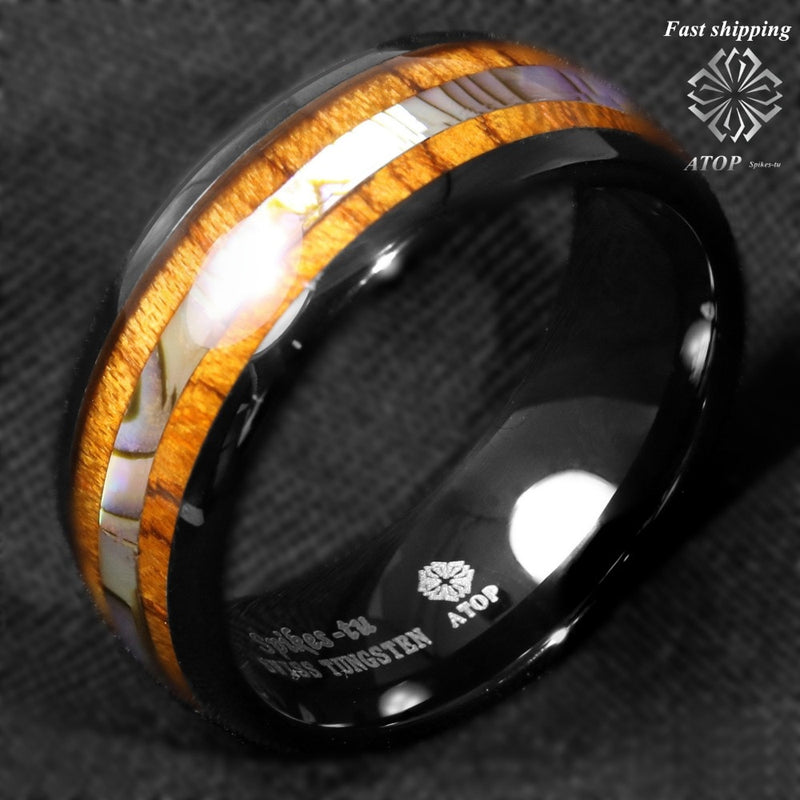 products/8mm-Black-Tungsten-carbide-ring-Koa-Wood-Abalone-ATOP-Wedding-Band-Men-s-Jewelry_d03076e4-e1a3-4575-8214-271023578539.jpg
