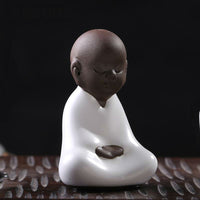 Small Sand Guanyin Ornament Buddha Monk Tea Pet - Four Styles