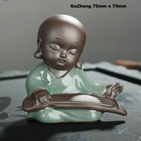 Little Buddhist Monk Ceramic Tea Pet - Figurine - Nine Styles
