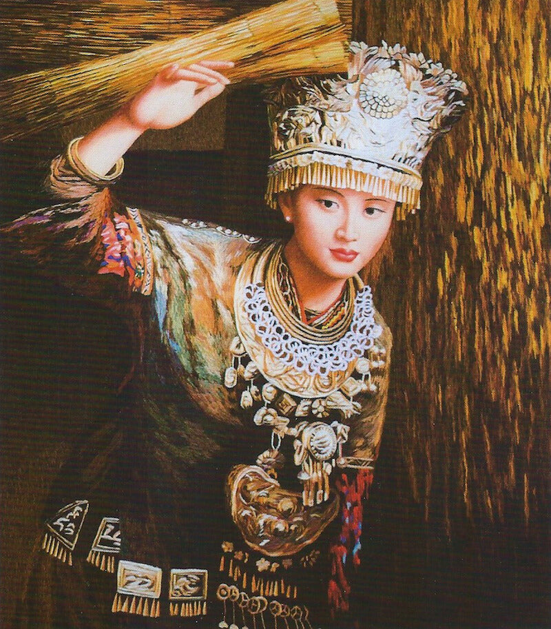 # 115 - Naxi Silk Embroidery - Baisha Naxi Embroidery Institute